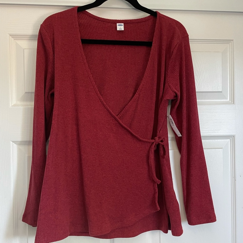 Old navy wrap shirt NWT